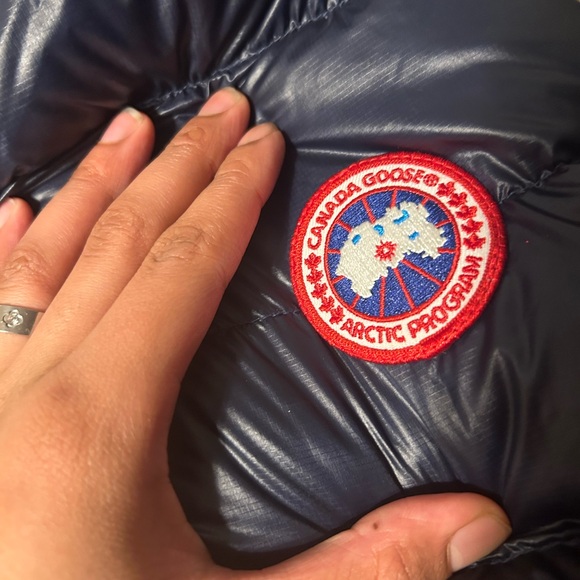 Canada Goose Navy Blue Puffer Jacket - Picture 5 of 11